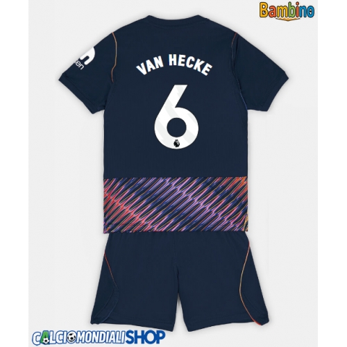 Maglie da calcio Tottenham Hotspur Jan Paul van Hecke #6 Seconda Maglia Bambino 2026-27 Manica Corta + Pantaloni corti)
